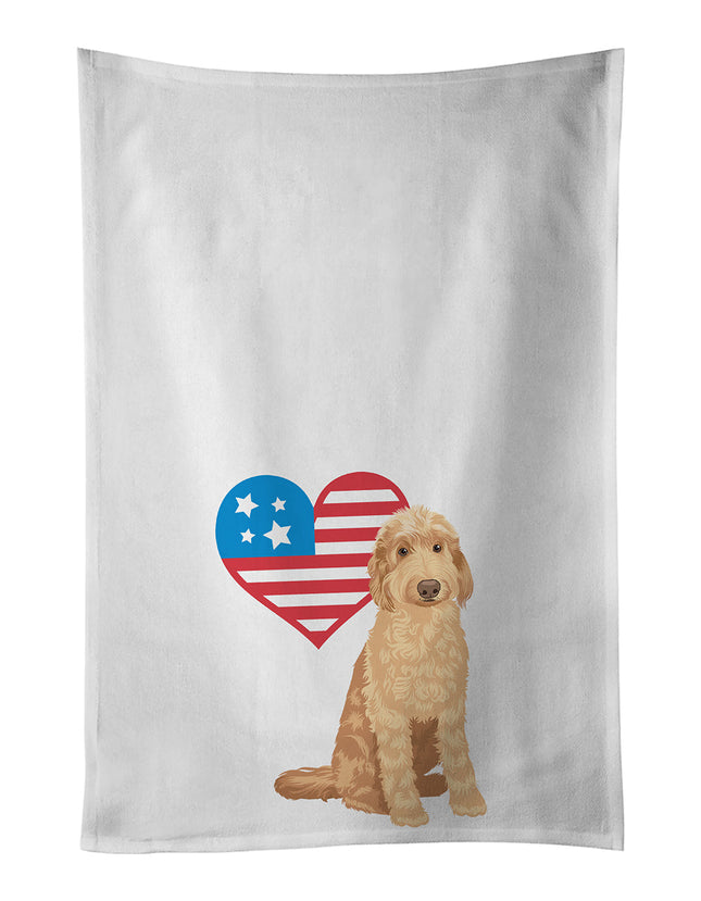 Doodle Liver #1 Patriotic Kitchen Towel Set of 2