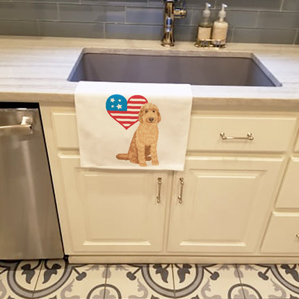 Doodle Liver #1 Patriotic Kitchen Towel Set of 2