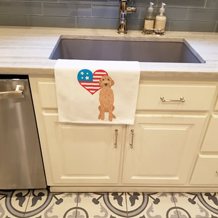 Doodle Liver #3 Patriotic Kitchen Towel Set of 2