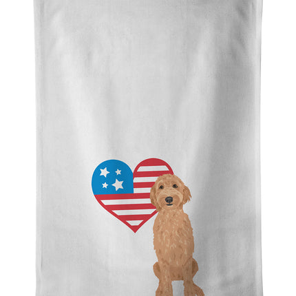 Doodle Liver #3 Patriotic Kitchen Towel Set of 2