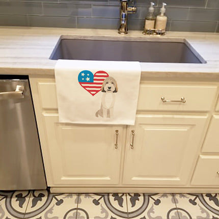 Doodle Tricolor #1 Patriotic Kitchen Towel Set of 2