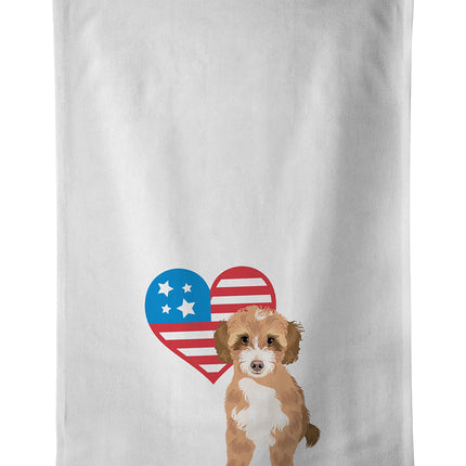 Doodle Tricolor #2 Patriotic Kitchen Towel Set of 2