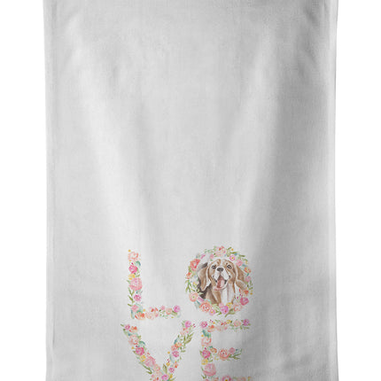 Beagle #2 LOVE Kitchen Towel Set of 2
