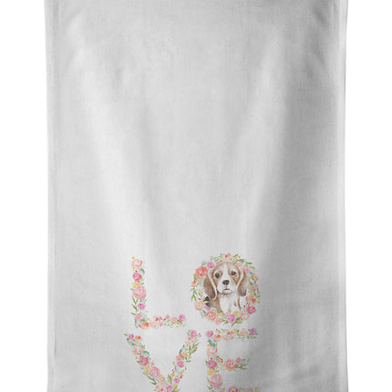 Beagle #3 LOVE Kitchen Towel Set of 2