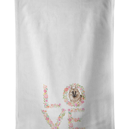 German Shepherd #1 LOVE Kitchen Towel Set of 2