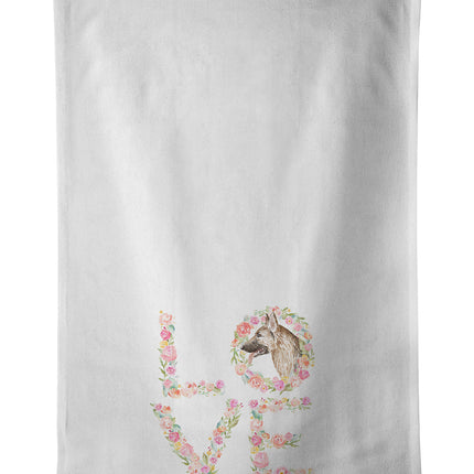 German Shepherd #3 LOVE Kitchen Towel Set of 2
