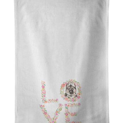 German Shepherd #4 LOVE Kitchen Towel Set of 2