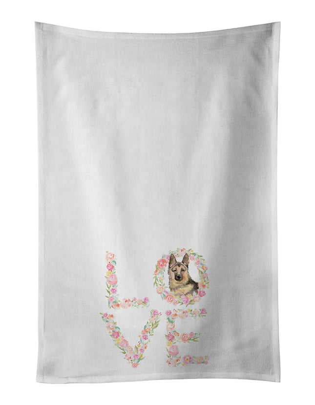 German Shepherd Love Kitchen Towel Set of 2