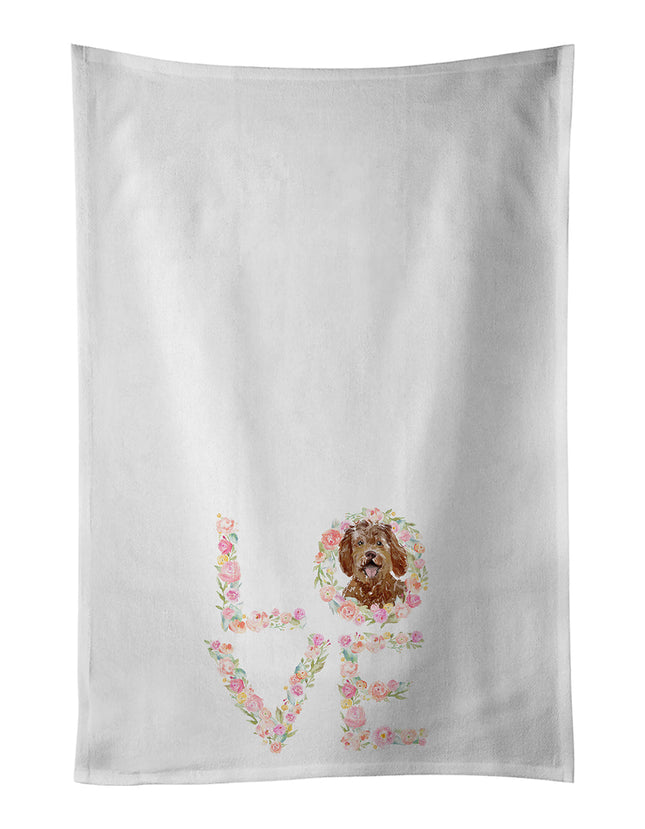 Labradoodle Love Kitchen Towel Set of 2