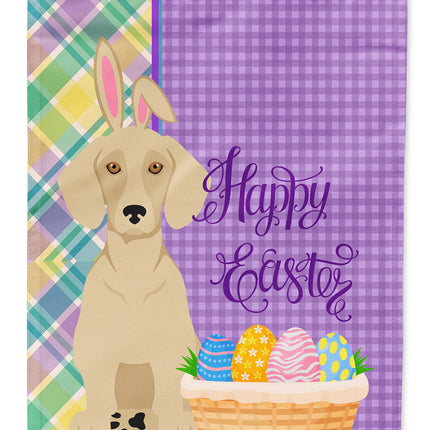 Cream Dachshund Easter Garden Flag