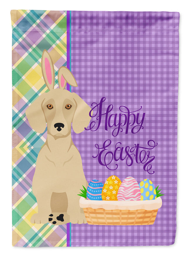 Cream Dachshund Easter Garden Flag