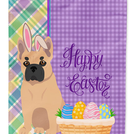 Fawn French Bulldog Easter Garden Flag