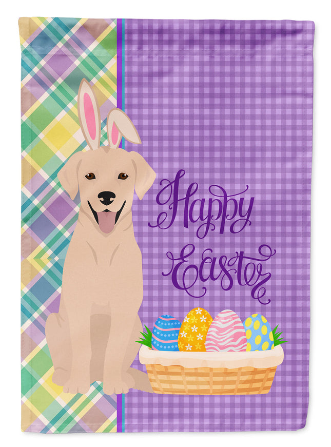 Yellow Labrador Retriever Easter Garden Flag