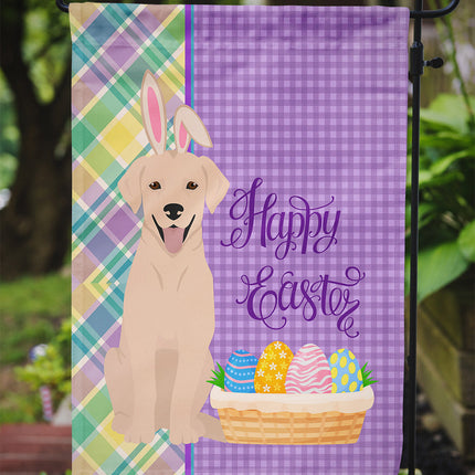 Yellow Labrador Retriever Easter Garden Flag