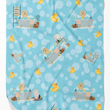 Longhair Cream Dachshund Bath Towel Large