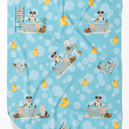 Brindle English Bulldog Bath Towel Large