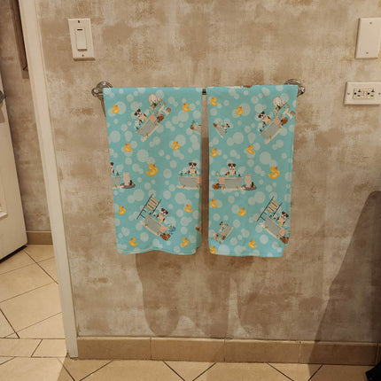 Brindle English Bulldog Bath Towel Large