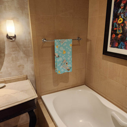 Fawn French Bulldog Bath Towel Large