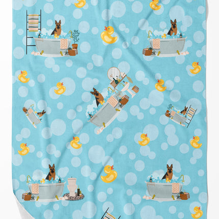Black and Tan German Shepherd Bath Towel Large