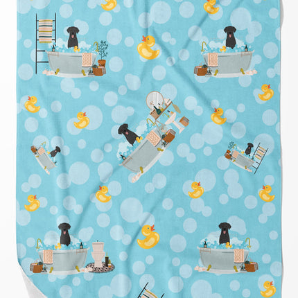 Black Labrador Retriever Bath Towel Large