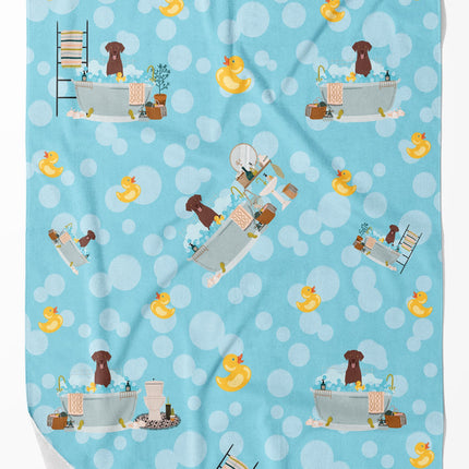 Chocolate Labrador Retriever Bath Towel Large