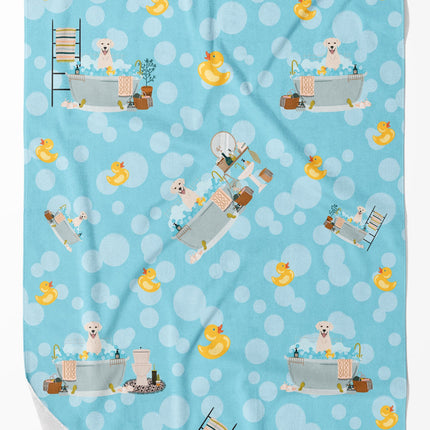 White Cream Labrador Retriever Bath Towel Large