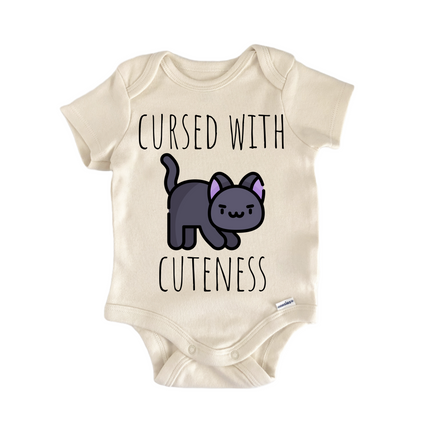 Black Cat Feline - Baby Bodysuit
