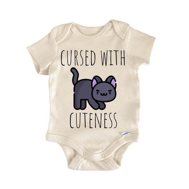 Black Cat Feline - Baby Bodysuit