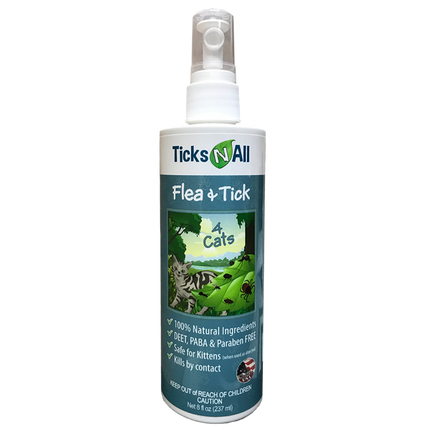 All Natural Flea &amp; Tick 4 Cats 8oz