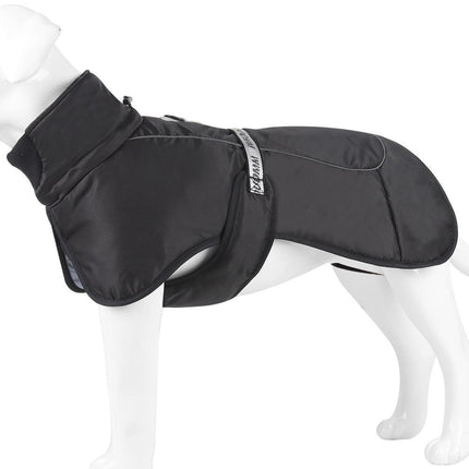 Large Dog Winter Coat Wind-Proof Reflective Anxiety Relief Soft Wrap Calming Vest for Travel