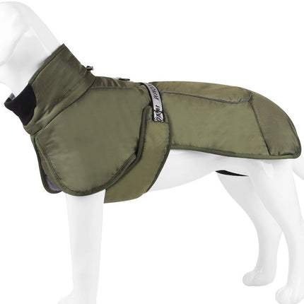 Large Dog Winter Coat Wind-Proof Reflective Anxiety Relief Soft Wrap Calming Vest for Travel