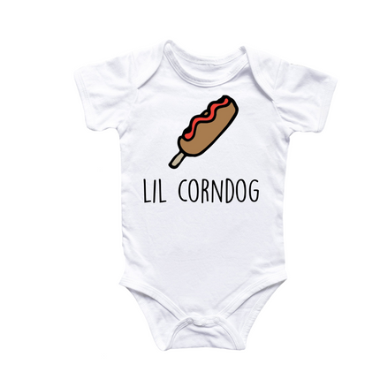 Corndog Carnival - Baby Boy Girl Clothes Infant Bodysuit Funny Cute Newborn