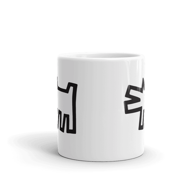 The Barking Dog Icon, 1990 Street Art Mug
