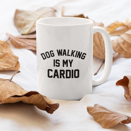 Dog Walking Is My Cardio Mug