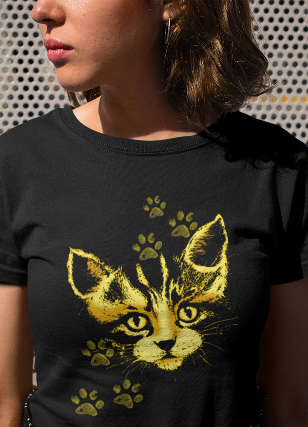 Paws Cat  Women T-Shirt