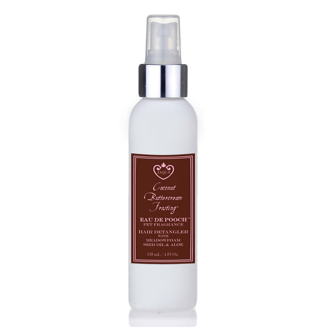 Coconut Buttercream Frosting Eau De Pooch Pet Fragrance and Hair Detangler Spray