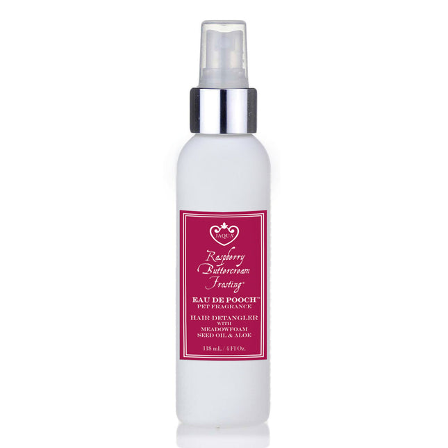 Raspberry Buttercream Frosting Eau De Pooch Pet Fragrance and Hair Detangler Spray